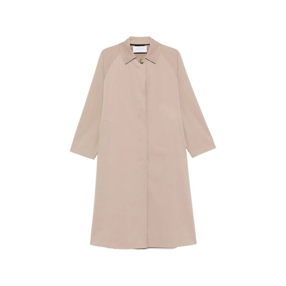 Harris Wharf London Neutrals Coats - Single Breasted Coats Women